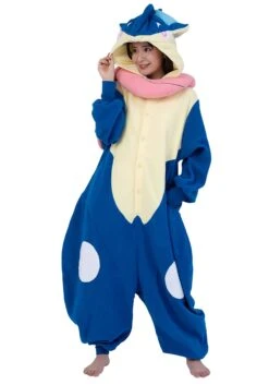 Pokemon Greninja Kigurumi Costume For Adults -Halloween Costumes pokemon adult greninja kigurumi alt 1