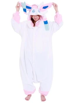 Pokémon Adult Sylveon Kigurumi -Halloween Costumes pokemon adult sylveon kigurumi alt 2