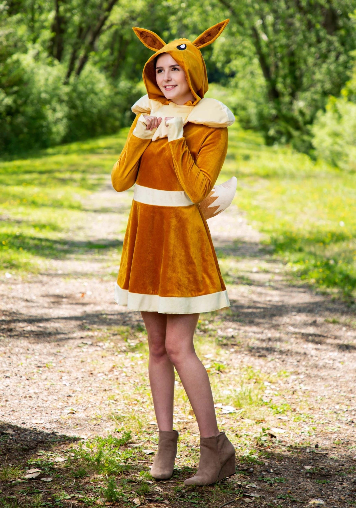 Pokémon Eevee Women's Dress Costume 4 Pokémon Eevee Women's Dress Costume - Image 2