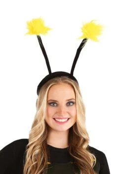 Light Up Pom Antennae LumenEars Headband -Halloween Costumes pom antennae lumenears light up headband 1