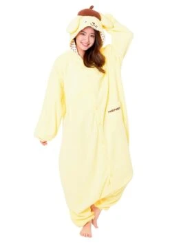 Sanrio Pompompurin Kigurumi Costume For Adults -Halloween Costumes pompompurin kigurumi alt 2