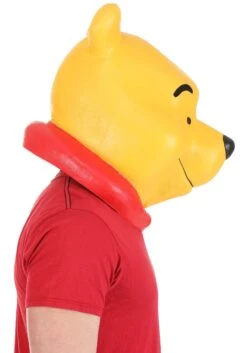 Adult Disney Winnie The Pooh Deluxe Pooh Latex Mask -Halloween Costumes pooh deluxe latex mask alt 4