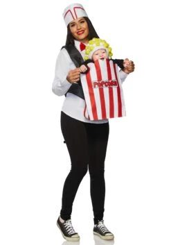 Carrier Costume Of A Popcorn & Movie Usher -Halloween Costumes popcorn movie usher carrier costume alt 1