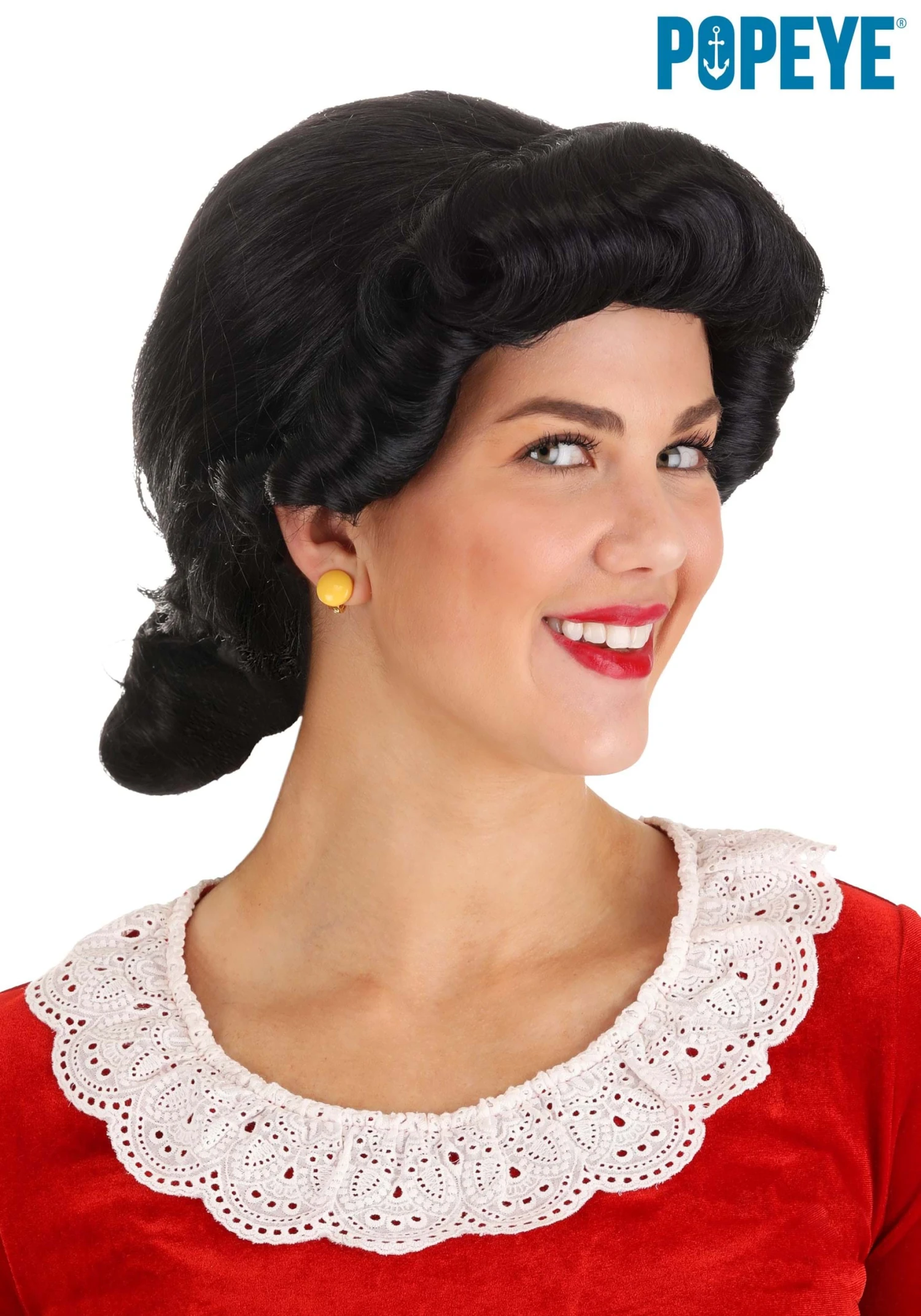 Popeye Olive Oyl Women's Costume Wig 3 Popeye Olive Oyl Women's Costume Wig