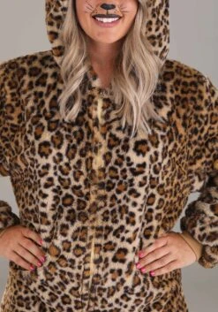 Posh Peanut Lana Leopard Costume For Plus Size Women -Halloween Costumes posh peanut adult plus lana leopard costume alt 5