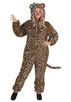Posh Peanut Lana Leopard Costume For Plus Size Women -Halloween Costumes posh peanut adult plus lana leopard costume alt 9