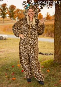 Posh Peanut Lana Leopard Costume For Plus Size Women -Halloween Costumes posh peanut plus size adult lana leopard costume alt 2