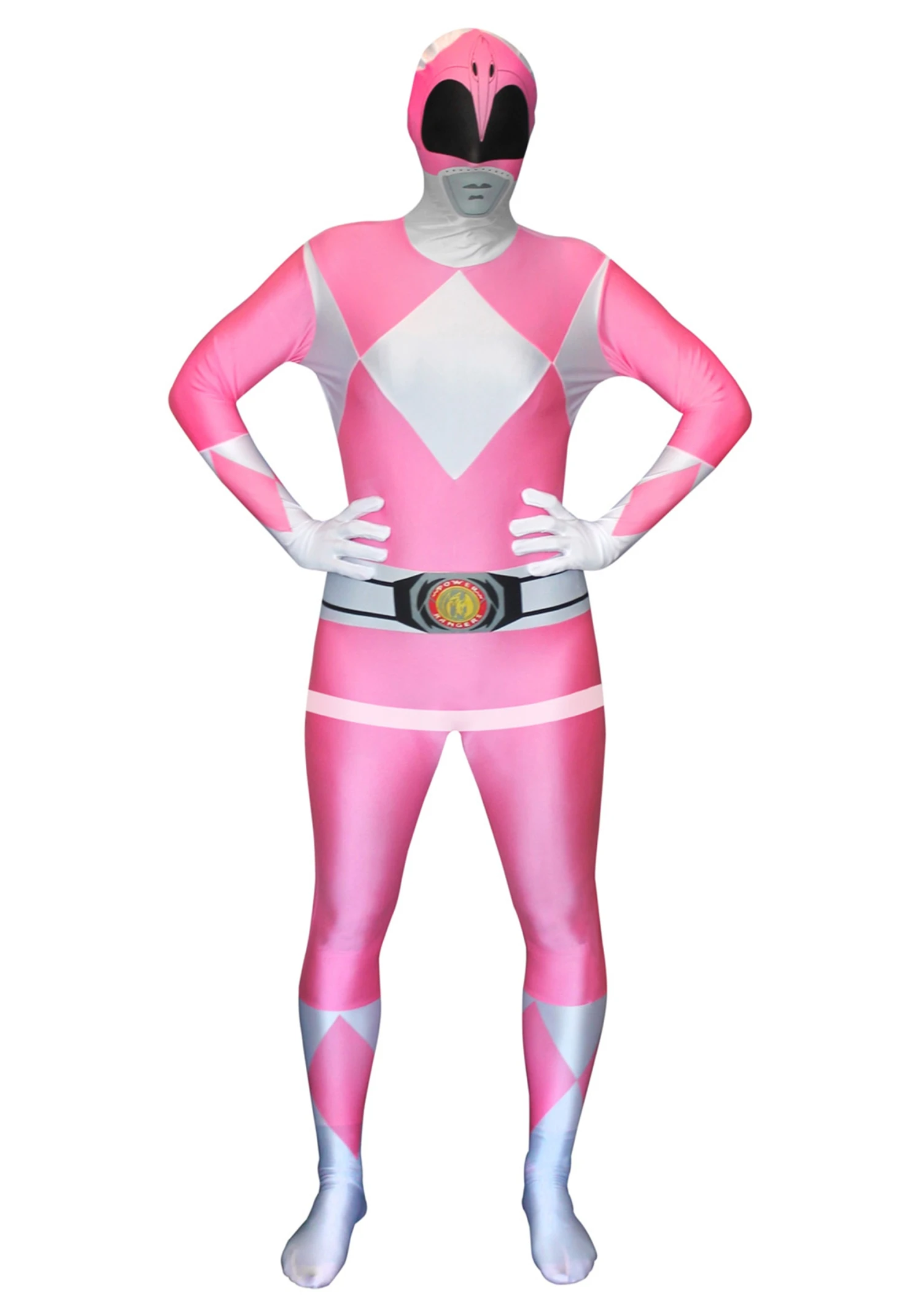 Power Rangers: Pink Ranger Morphsuit Costume 4 Power Rangers: Pink Ranger Morphsuit Costume - Image 2