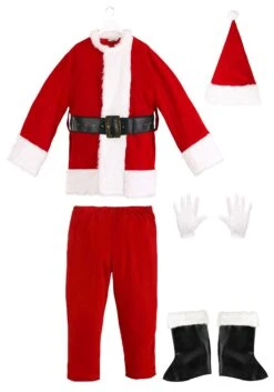 Adult Plus Size Premiere Santa Suit Costume -Halloween Costumes premium santa suit alt 7