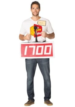 Adult Price Is Right Red Contestant Costume