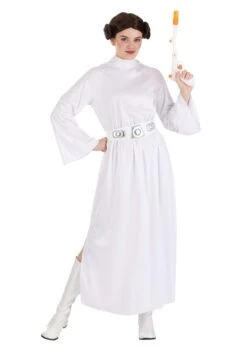 JAZWARES Princess Leia Hooded Costume For Adults -Halloween Costumes princess leia adult hooded costume alt 3