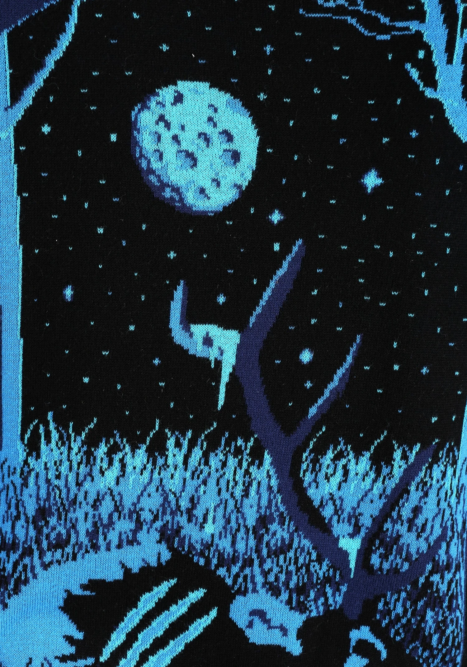 Prowling Werewolf Halloween Adult Sweater 12 Prowling Werewolf Halloween Adult Sweater - Image 10