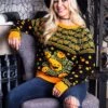 Adult Pumpkin Patch Halloween Sweater -Halloween Costumes pumpkin patch ugly halloween adult sweater