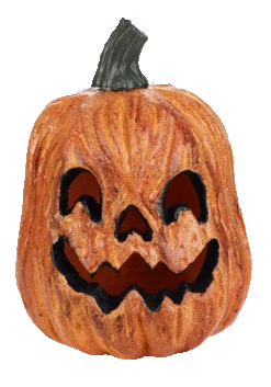 Light Up Scary Pumpkin With Red Lights Decoration -Halloween Costumes pumpkin w red light shining3 alt 2