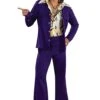 Men's Purple Leisure Suit Costume -Halloween Costumes purple leisure suit