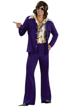 Men's Purple Leisure Suit Costume