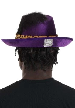 Purple Pimp Hat Costume Accessory -Halloween Costumes purple pimp hat alt 2