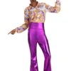 Purple Power Disco Costume For Men -Halloween Costumes purple power disco mens costume