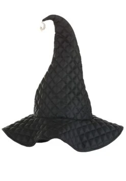Quilted Black Witch Women's Costume Hat