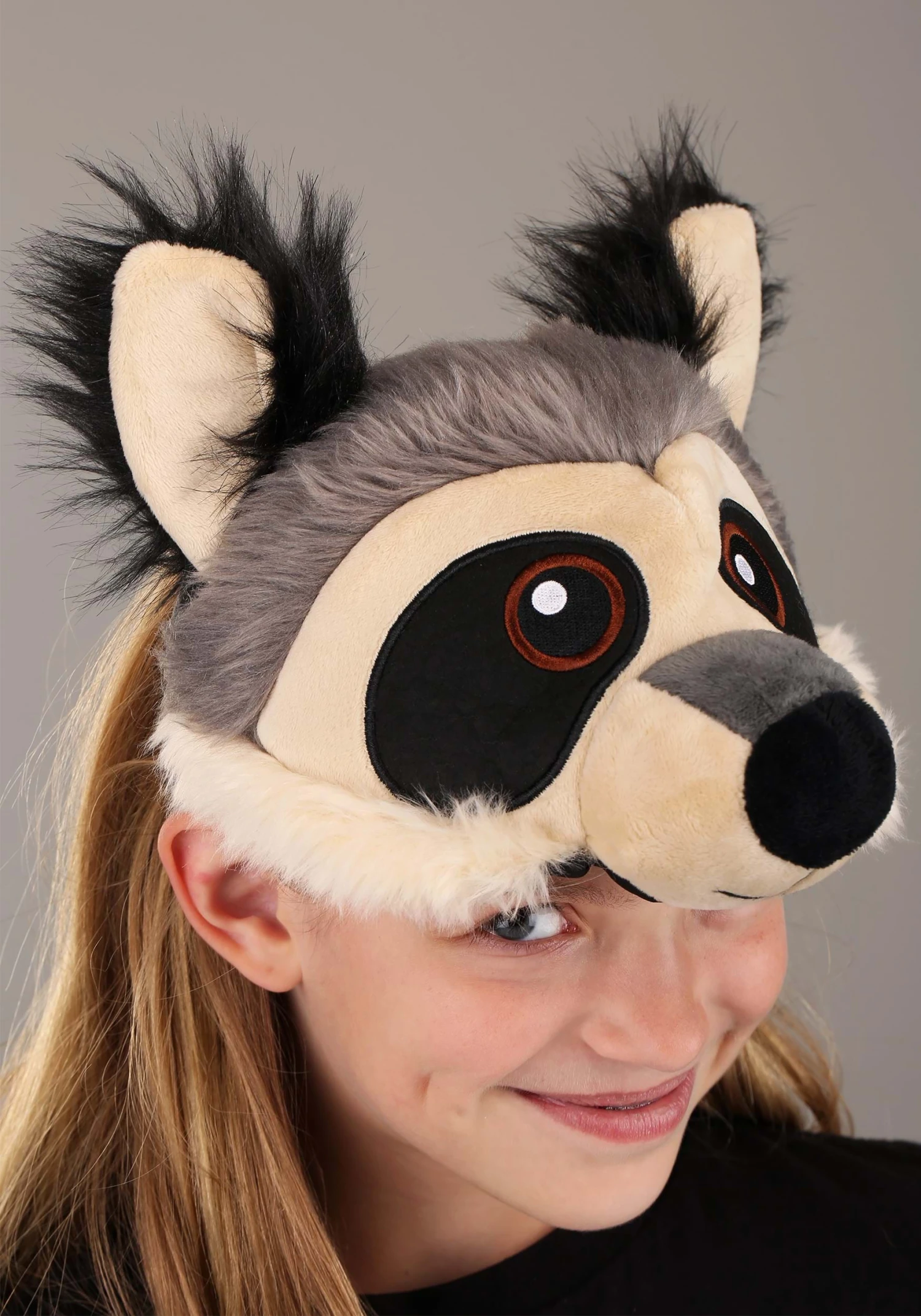 Raccoon Plush Headband & Tail Costume Accessory Kit 4 Raccoon Plush Headband & Tail Costume Accessory Kit - Image 2