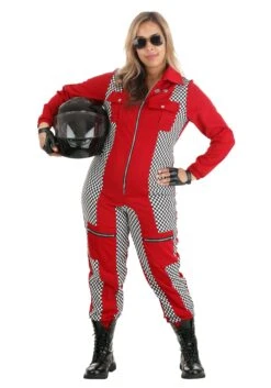 Racer Jumpsuit Costume For Women 8 Racer Jumpsuit Costume For Women -Halloween Costumes racer jumpsuit alt 2