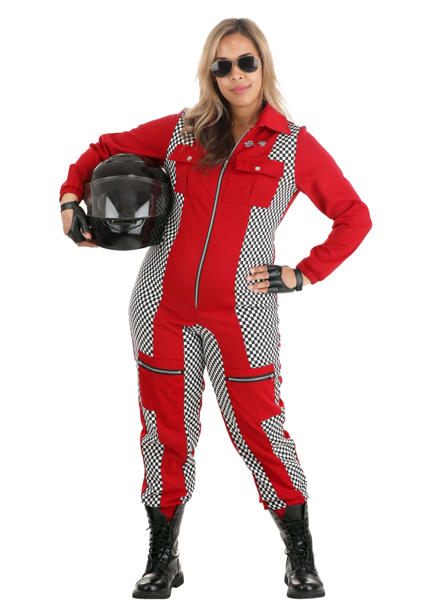 Racer Jumpsuit Costume For Women 5 Racer Jumpsuit Costume For Women - Image 3
