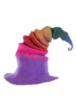Adult Rainbow Borealis Heartfelted Witch Costume Hat -Halloween Costumes rainbow borealis heartfelted witch hat alt 5