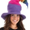 Adult Rainbow Borealis Heartfelted Witch Costume Hat 1 Adult Rainbow Borealis Heartfelted Witch Costume Hat -Halloween Costumes rainbow borealis heartfelted witch hat update