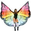 LEG AVENUE Rainbow Butterfly Wings Cape 2 LEG AVENUE Rainbow Butterfly Wings Cape -Halloween Costumes rainbow butterfly wings