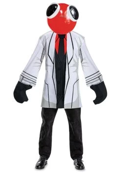 Disguise Rainbow Friends Scientist Red Costume For Adults