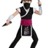 Girl's Toddler Rainbow Ninja Costume 2 Girl's Toddler Rainbow Ninja Costume -Halloween Costumes rainbow ninja toddler costume