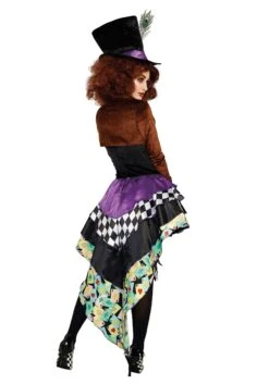 Dreamgirl Raving Mad Hatter Costume For Women 5 Dreamgirl Raving Mad Hatter Costume For Women -Halloween Costumes raving mad hatter womens costume2