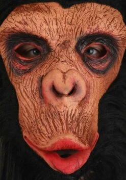 Realistic Chimpanzee Costume Mask For Adults -Halloween Costumes realistic chimpanzee costume mask alt 2