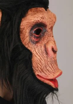 Realistic Chimpanzee Costume Mask For Adults -Halloween Costumes realistic chimpanzee costume mask alt 3