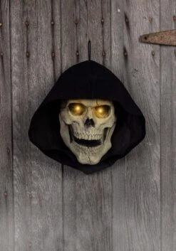 Haunting Reaper Skull Seasonal Visions International Door Decoration -Halloween Costumes reaper skull door decoration alt 2
