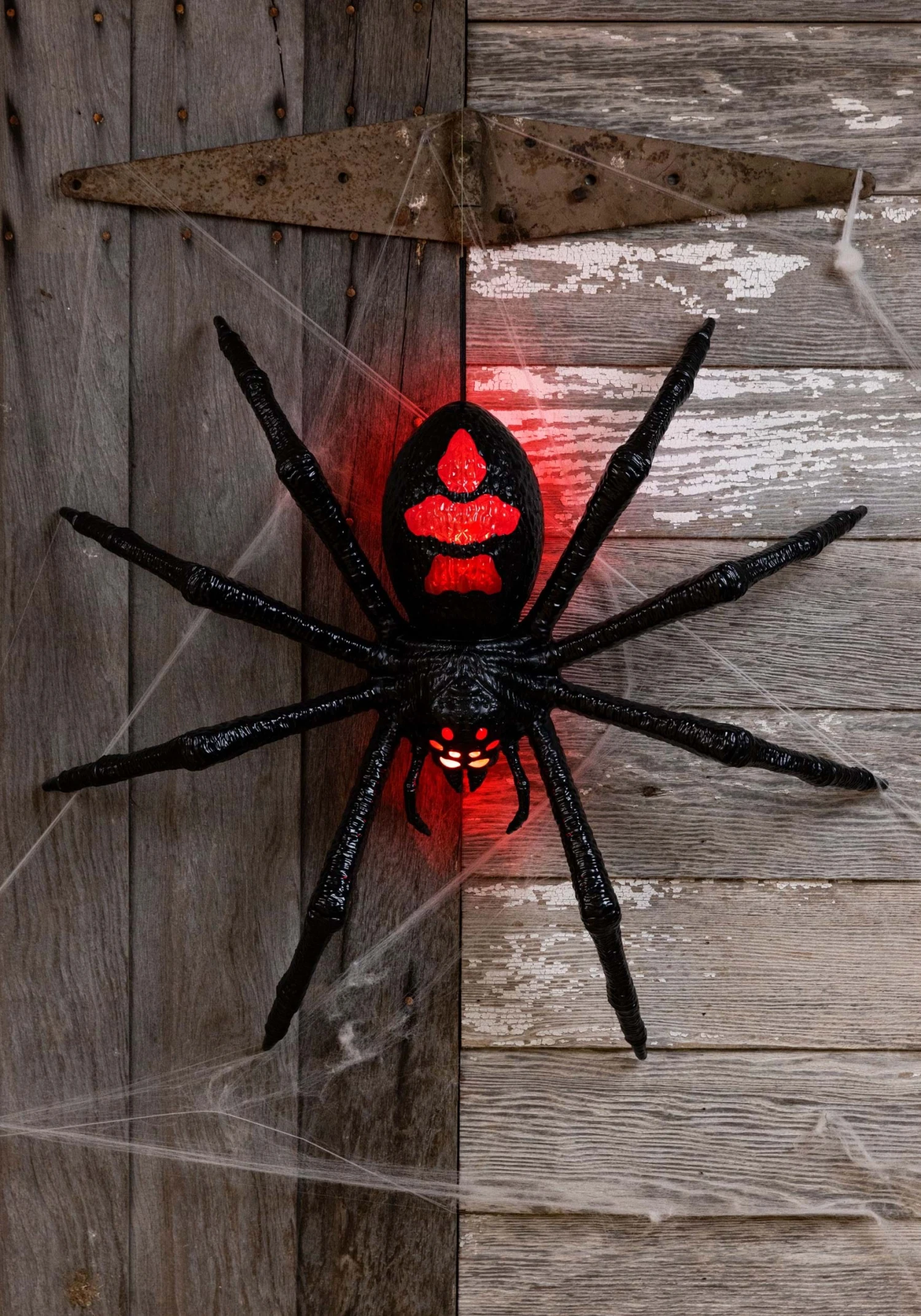 2FT Red Light Up Seasonal Visions Spider Decoration 3 2FT Red Light Up Seasonal Visions Spider Decoration