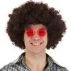 Adult Retro Hippie Afro Costume Wig 1 Adult Retro Hippie Afro Costume Wig -Halloween Costumes retro hippie afro wig