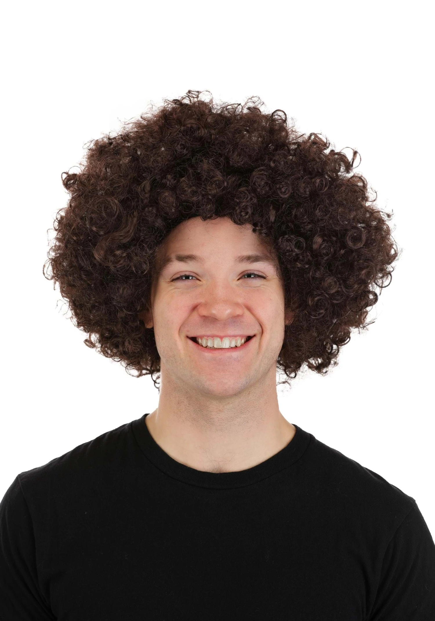 Adult Retro Hippie Afro Costume Wig 4 Adult Retro Hippie Afro Costume Wig - Image 2