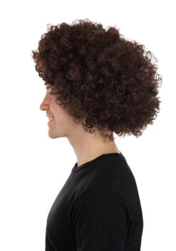 Adult Retro Hippie Afro Costume Wig 10 Adult Retro Hippie Afro Costume Wig -Halloween Costumes retro hippie afro wig alt 3