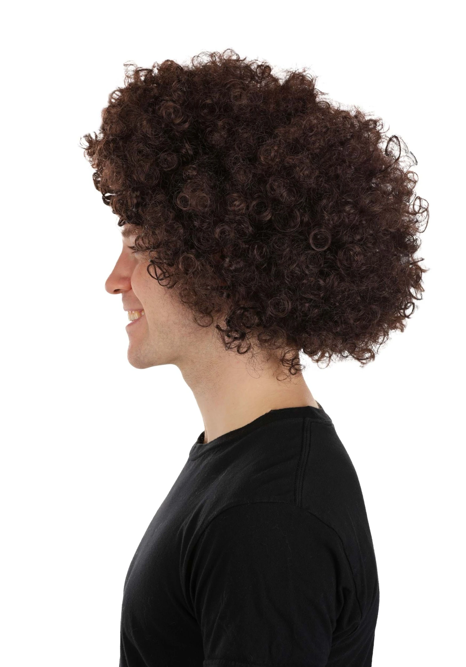 Adult Retro Hippie Afro Costume Wig 6 Adult Retro Hippie Afro Costume Wig - Image 4