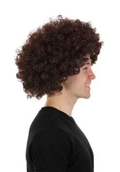 Adult Retro Hippie Afro Costume Wig 11 Adult Retro Hippie Afro Costume Wig -Halloween Costumes retro hippie afro wig alt 4