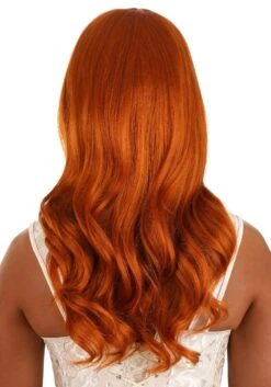 Rich Orange Long Wavy Wig For Women 7 Rich Orange Long Wavy Wig For Women -Halloween Costumes rich orange long wavy wig alt 2