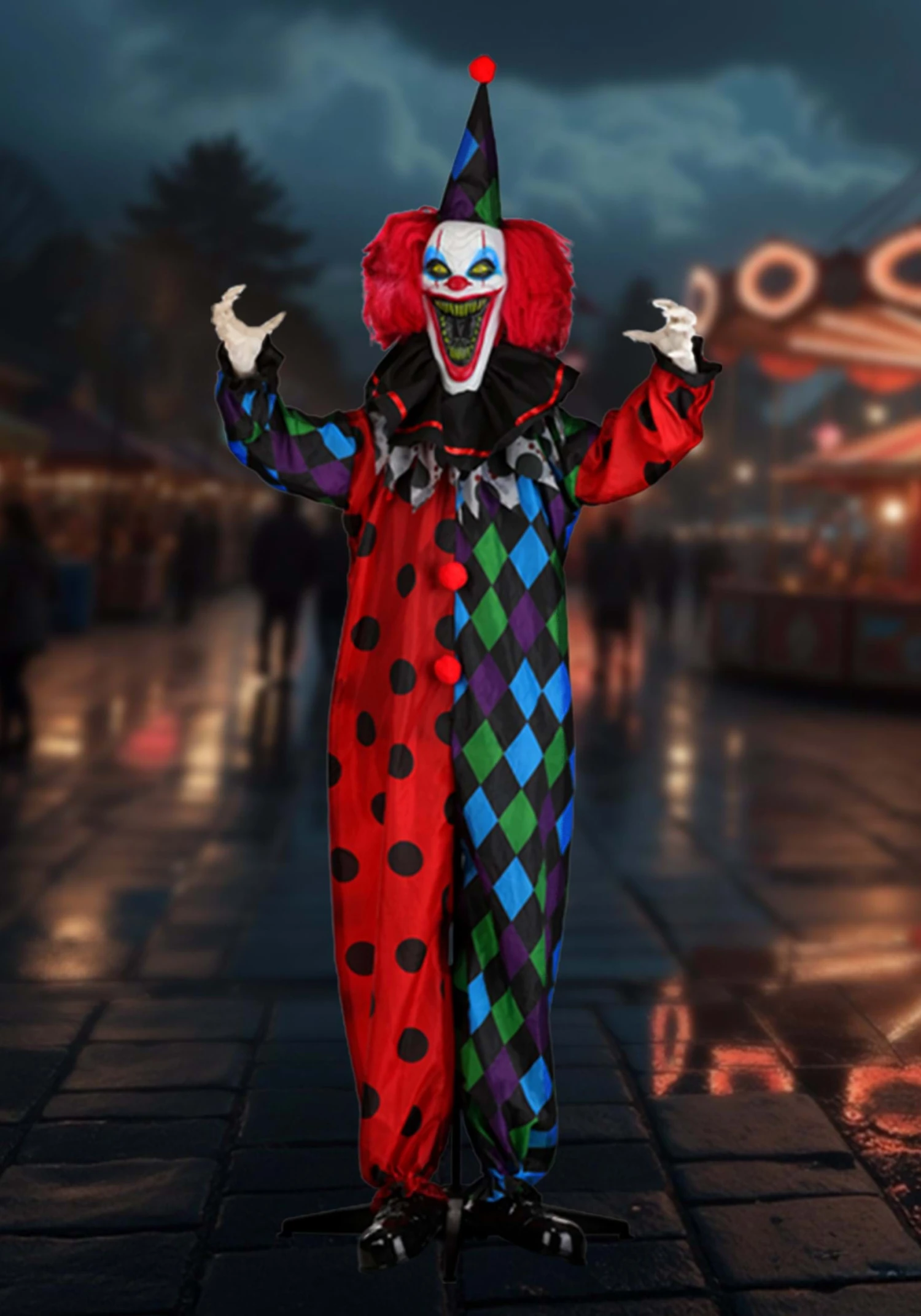 6FT Rictus The Evil Clown Animated Decoration - Scream Saver 3 6FT Rictus The Evil Clown Animated Decoration - Scream Saver