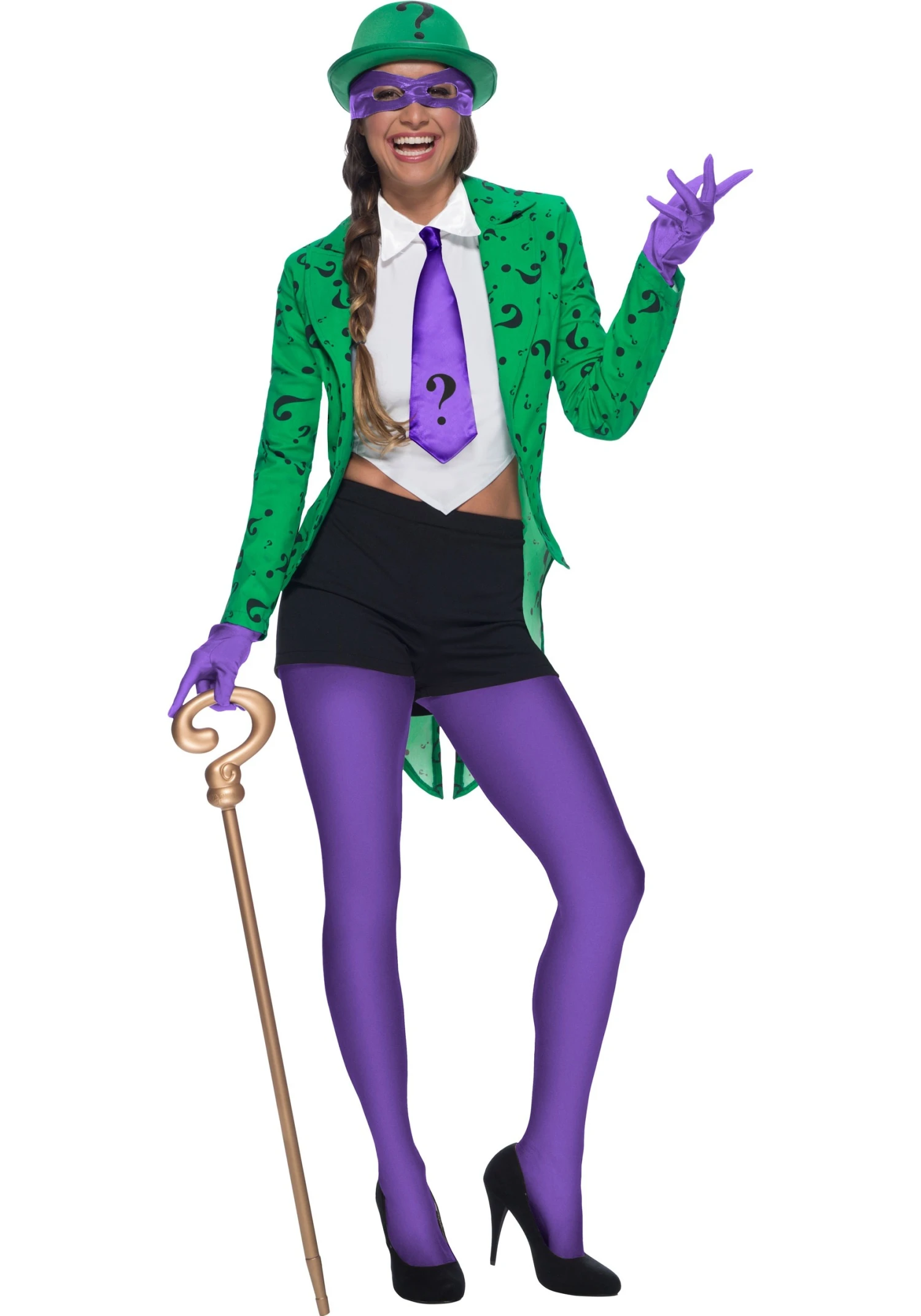 Riddler Womens Costume 3 Riddler Womens Costume