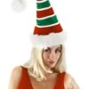 Adult Soft Ridged Santa Hat 2 Adult Soft Ridged Santa Hat -Halloween Costumes ridged santa plush hat