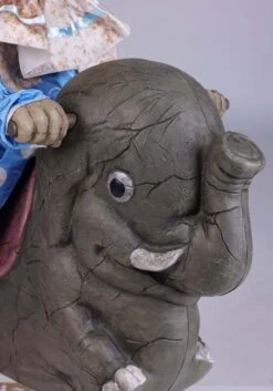 3.5FT Rocking Elephant Clown Animatronic Decoration -Halloween Costumes rocking elephant clown animatronic alt 2