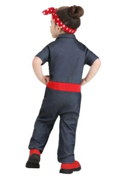 Toddler Rosie The Riveter Costume 7 Toddler Rosie The Riveter Costume -Halloween Costumes rosie the riveter costume for toddlers alt 1