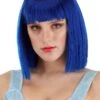 Royal Blue Bob Wig Accessory 1 Royal Blue Bob Wig Accessory -Halloween Costumes royal blue bob wig
