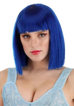 Royal Blue Bob Wig Accessory