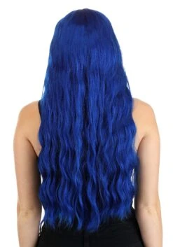Royal Blue Full Wavy Wig For Women 7 Royal Blue Full Wavy Wig For Women -Halloween Costumes royal blue full wavy wig alt 1